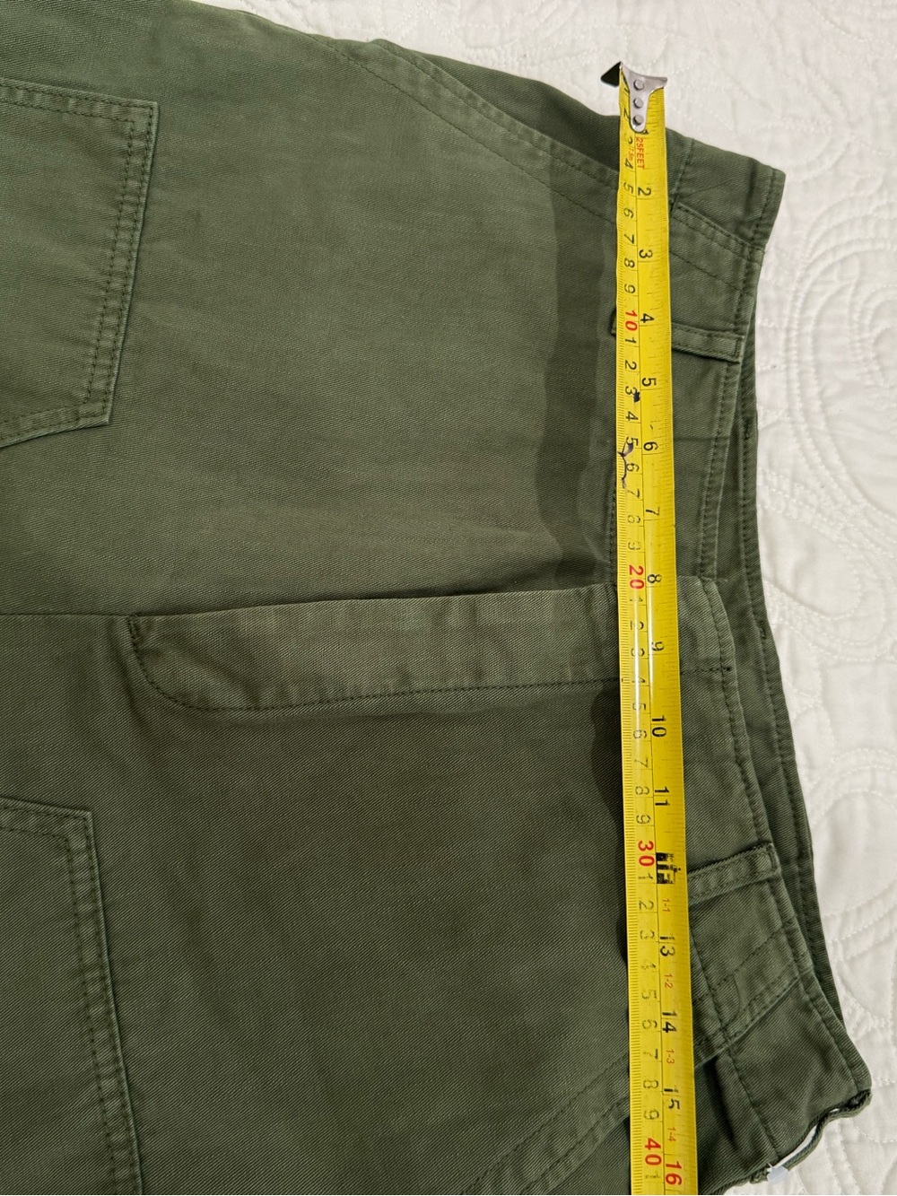 Universal Thread Women’s Olive Green Cargo Pants Size 8 Wide Leg Long Pants - Picture 6 of 10